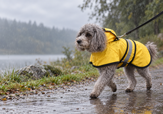 Imperméable pour chien Pattio — réglable, coupe-vent, séchage rapide